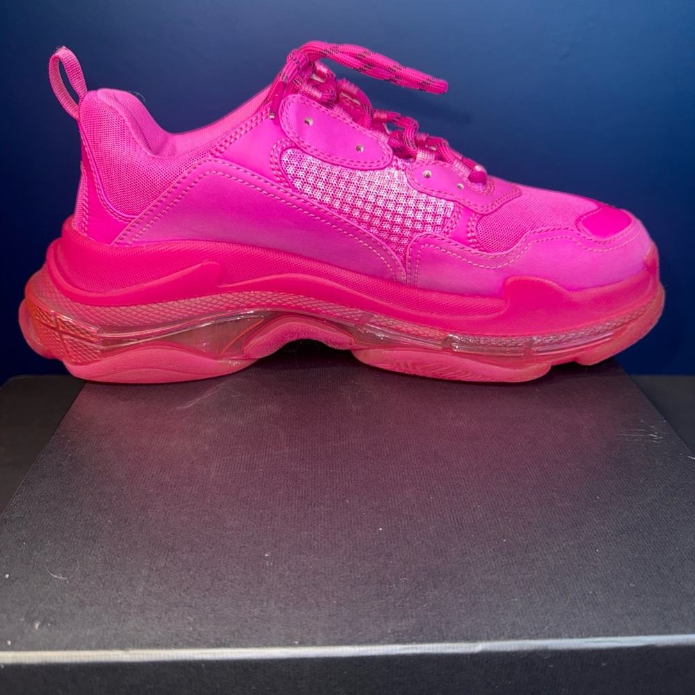 Balenciaga Triple S Pink Sneakers Men’s - Picture 8 of 14